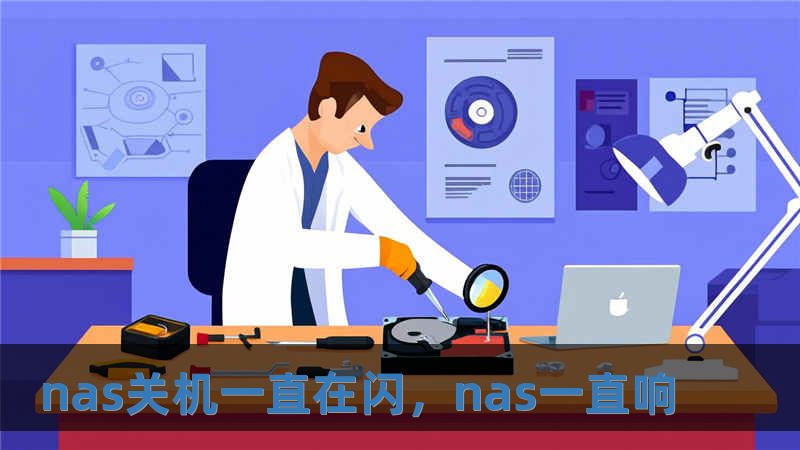nas關(guān)機(jī)一直在閃，nas一直響