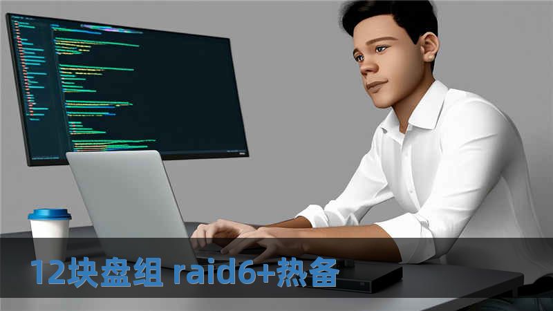 12塊盤組 raid6+熱備