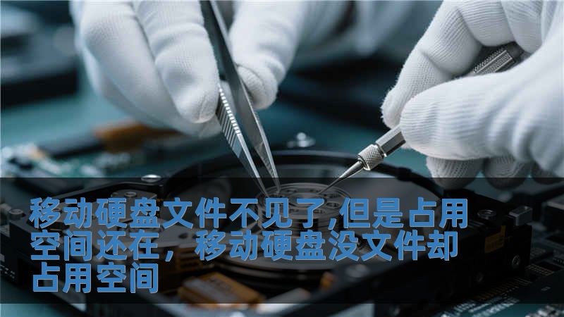 移動硬盤文件不見了,但是占用空間還在，移動硬盤沒文件卻占用空間