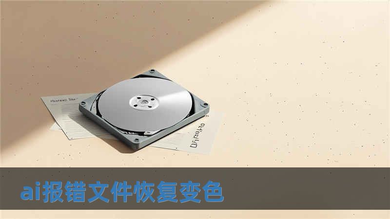 ai報錯文件恢復變色