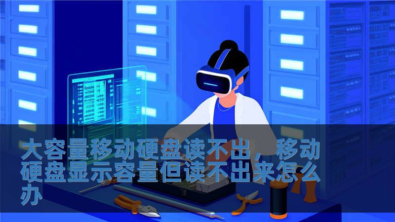 大容量移動硬盤讀不出，移動硬盤顯示容量但讀不出來怎么辦