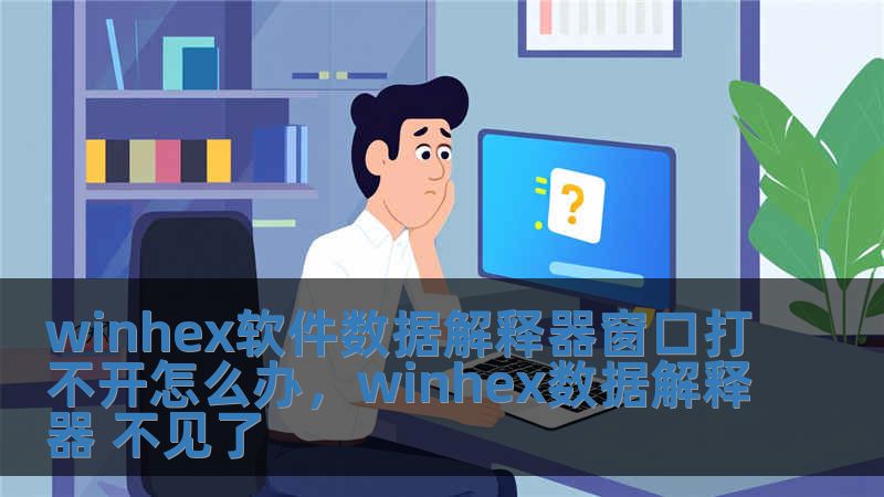 winhex軟件數據解釋器窗口打不開怎么辦，winhex數據解釋器 不見了