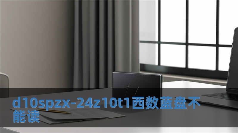 d10spzx-24z10t1西數藍盤不能讀