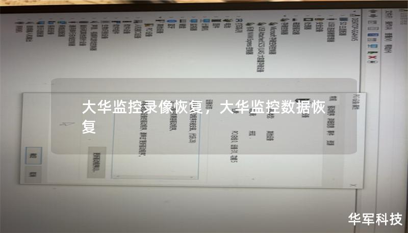 大華監控錄像恢復，大華監控數據恢復