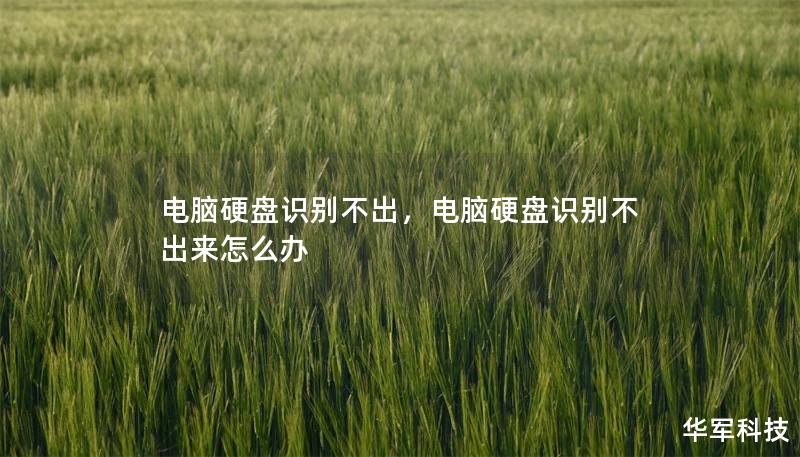電腦硬盤識(shí)別不出，電腦硬盤識(shí)別不出來(lái)怎么辦