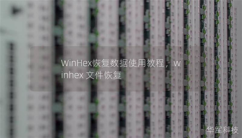 WinHex恢復數據使用教程，winhex 文件恢復