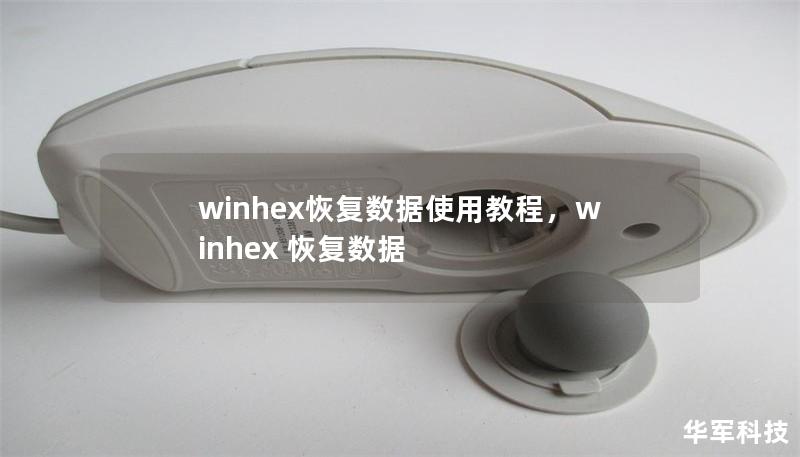 winhex恢復數據使用教程，winhex 恢復數據