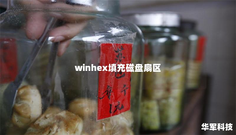 winhex填充磁盤扇區