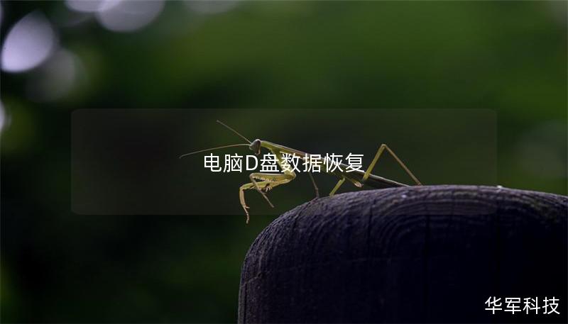電腦D盤數據恢復