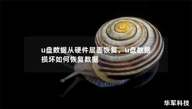 u盤數據從硬件層面恢復，u盤數據損壞如何恢復數據