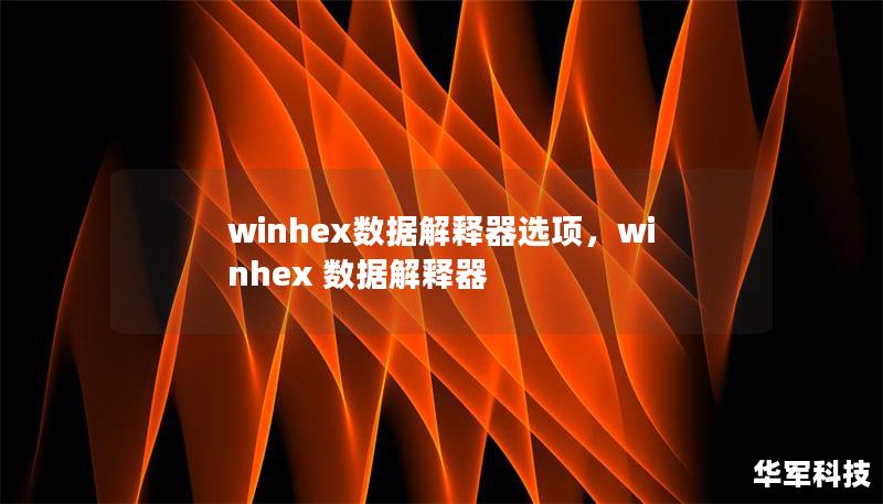 winhex數據解釋器選項，winhex 數據解釋器